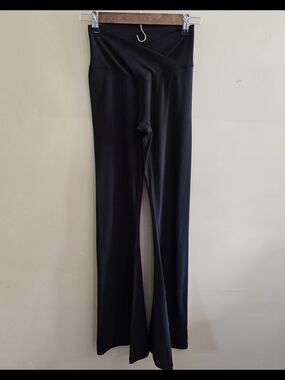 OFFLINE By Aerie Real Me Black  HighWaisted Crossover Flare Legging